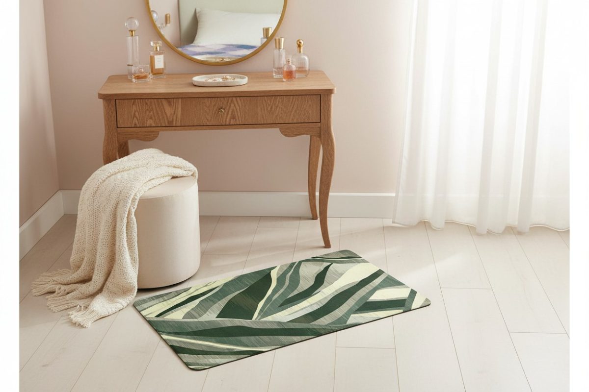 Abstract Currents Printed Mat — Sage & Forest 4