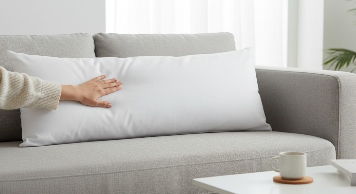 Premium Rectangular Lumber Cushion Filler Insert - 12x36 Inch - Polyester Fill Pillow Stuffer 2