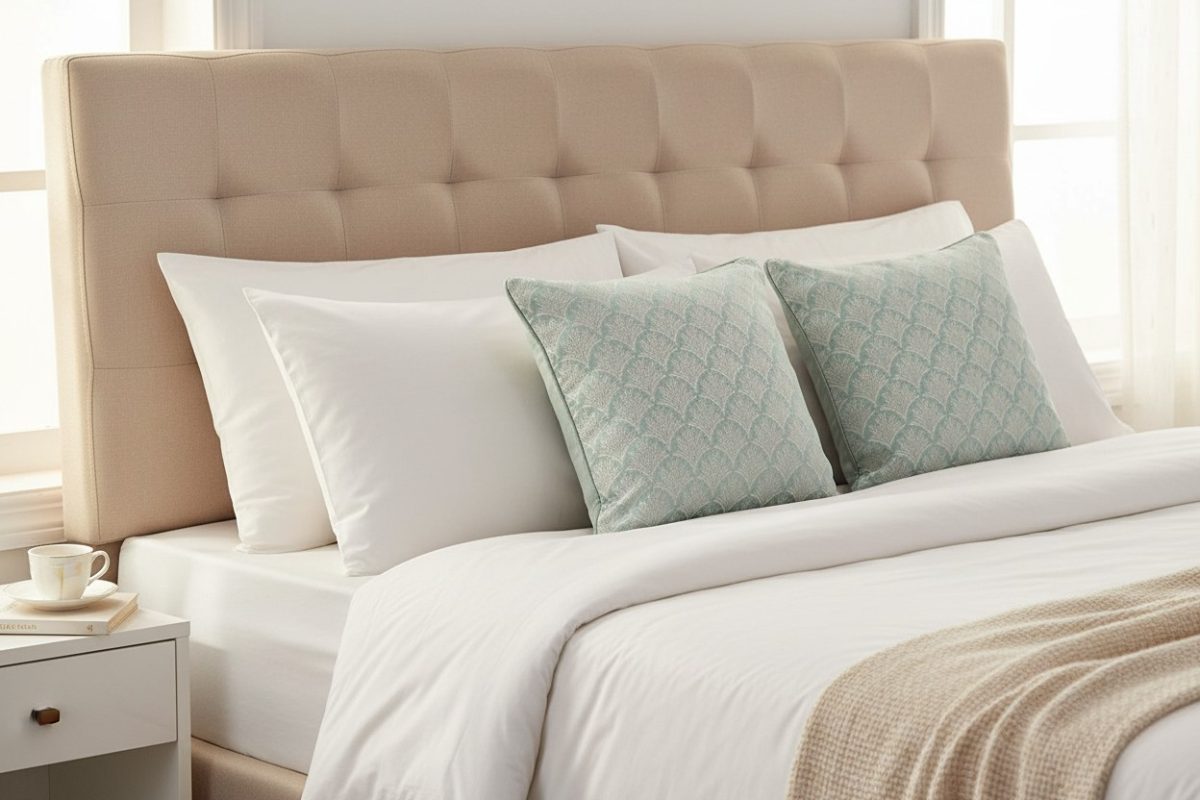 Woven Scallop Jacquard Square Cushion Cover – Sage Green 2